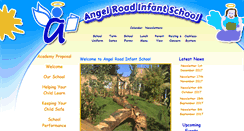 Desktop Screenshot of angelroadinfant.co.uk